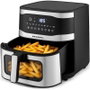 Grunkel MaxisteelFryer Freidora de Aire Sin Aceite 2200W 9L